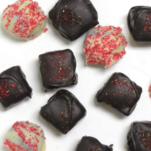 Photo of Dark Chocolate Raspberry Truffles